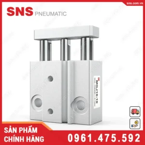 MGJ10-10D Xi lanh dẫn hướng 3 ty cỡ nhỏ (mini) SNS (MGJ10-10D)