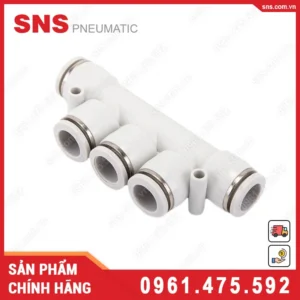 BPW-10 Nối nhanh 5 cửa SNS (PK10 Màu trắng)