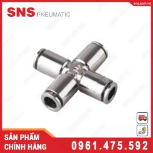 JPXL10 Nối nhanh chữ thập đều Inox 304 SNS (PZA10 SUS304)