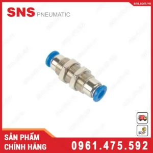 KCM10 Nối nhanh thẳng có đai siết tự khóa SNS (PM10 tự đóng)