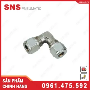 KTV10 Nối siết ống góc SNS (PV10 siết ống cứng)