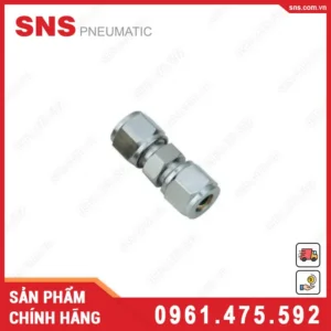KTU4 Nối siết ống thẳng SNS (PU4 siết ống cứng)