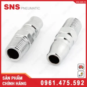 PMB-10 Khớp nối nhanh tự khóa SNS (PM10 đầu đực, Inox 304)