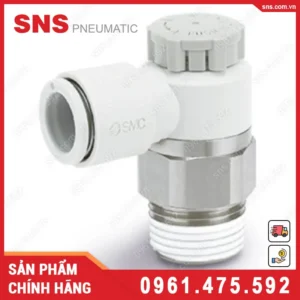 AS1201F 04-M3 Tiết lưu ren SNS (SL04-M3 điều tiết khí xả)