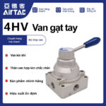 4HV430-15 Van gạt tay khí nén Airtac (4HV43015 5 cửa 3 vị trí - 5/3)