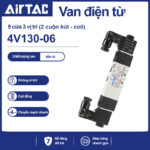 4V130C-06 Van điện từ khí nén Airtac (4V130C-06 Năm cửa ba vị trí - 5/3)