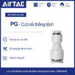 PG8-6 Nối nhanh thẳng lệch Airtac (PG8-6 Màu trắng)