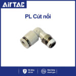 PL6-M8 Nối nhanh góc ren ngoài Airtac (PL6-M8-S thép)
