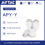 PY6 Nối nhanh chữ Y đều Airtac (PY6 Màu trắng)